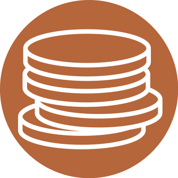 icon of stacked coins
