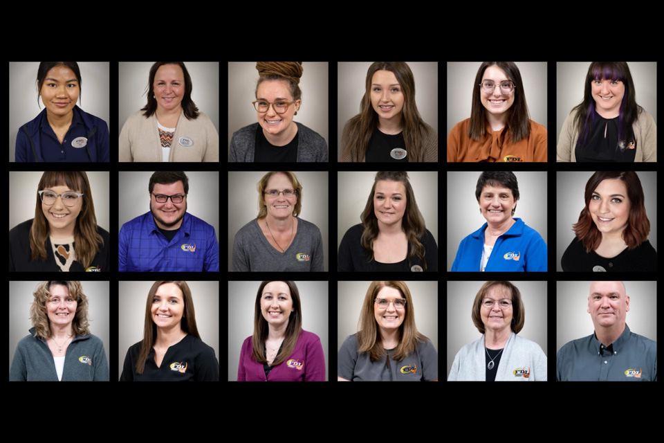 Collage of Fond du Lac Credit Union team members